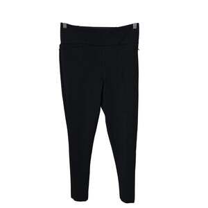 Betabrand Black Dress Pant Yoga Pants Womens Size Large Long